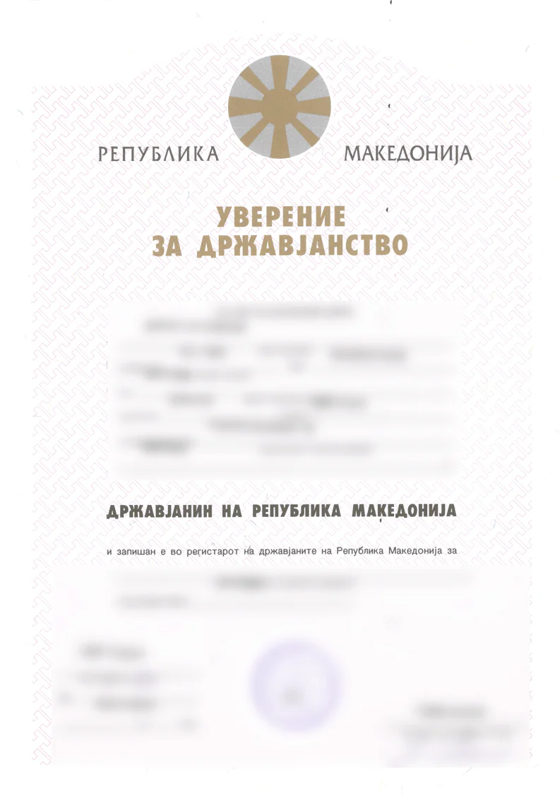 Macedonian Document Translation Macedonian Document Translation