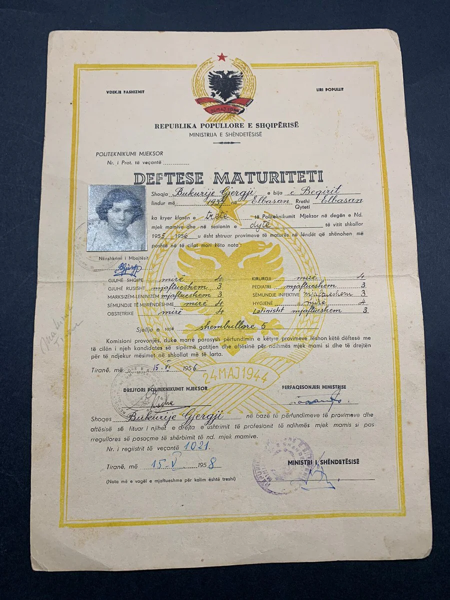 Albanian Birth Certificate Translation