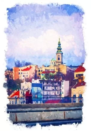 Belgrade Serbia Unique Watercolor Graphics 49925085 1 1 580x435 1 jpg 1 NAATI Certified Serbian Translations