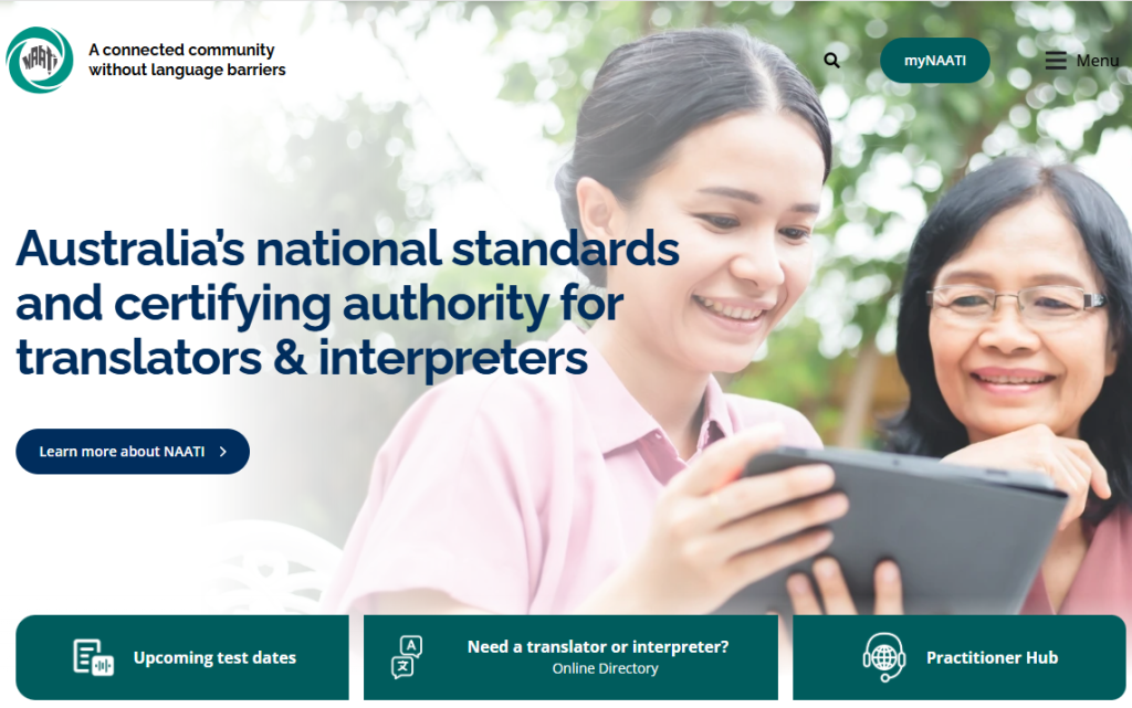 NAATI Website